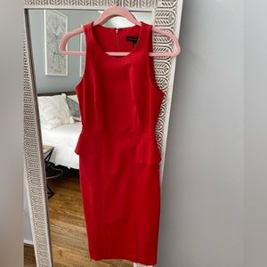 Banana Republic Red Peplum Dress
